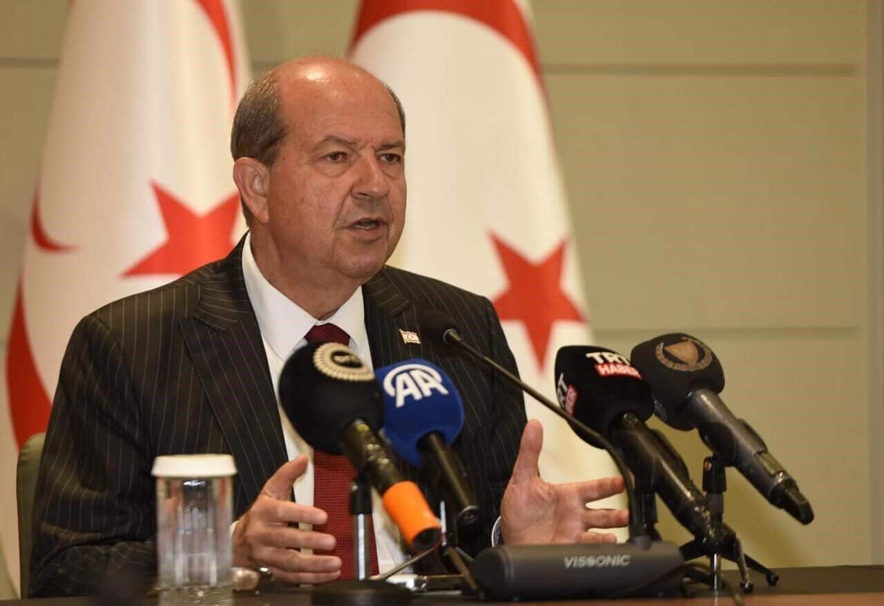 KKTC Cumhurbaşkanı Ersin Tatar, GKRY lideri Nikos Hristodulidis ile görüşmesinin
