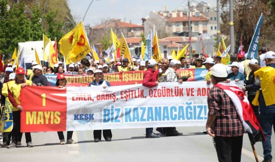 Konya’da 1 Mayıs İşçi Bayramı Coşkuyla Kutlandı Konya'da 1 Mayıs İşçi ve Emekçiler Bayramı, sivil toplum kuruluşları