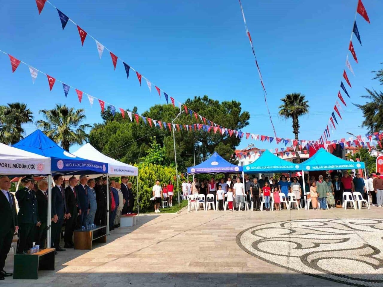 Muğla'nın Köyceğiz ilçesinde 19 Mayıs Atatürk'ü Anma, Gençlik ve Spor
