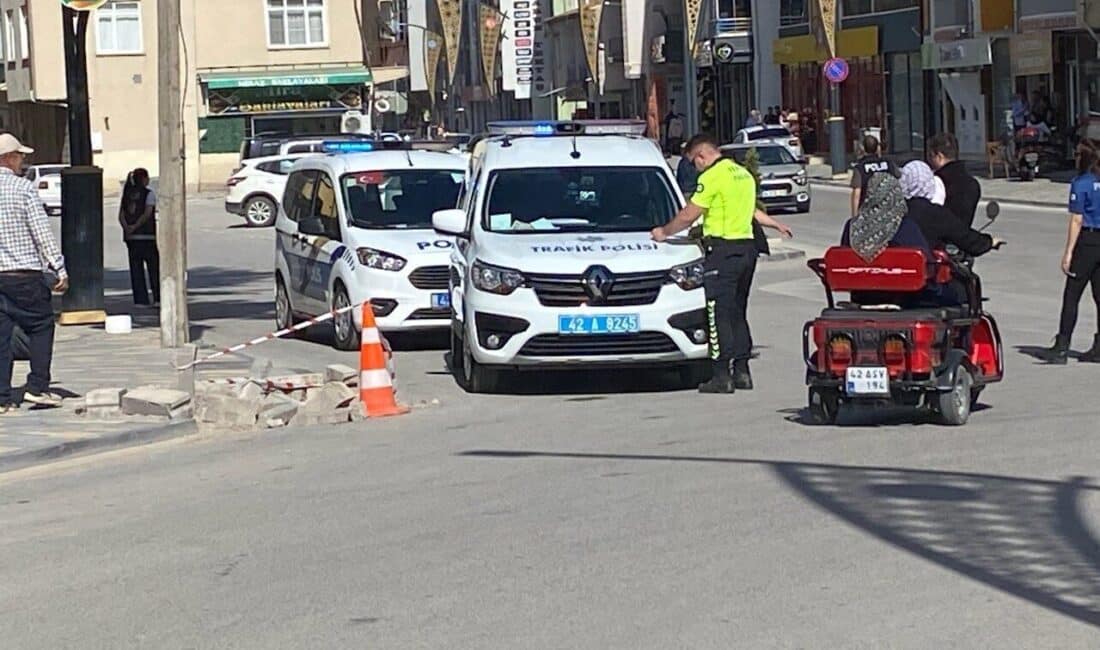 Konya'nın Kulu İlçe Emniyet Müdürlüğü, motosiklet denetimlerini artırarak kurallara uymayan