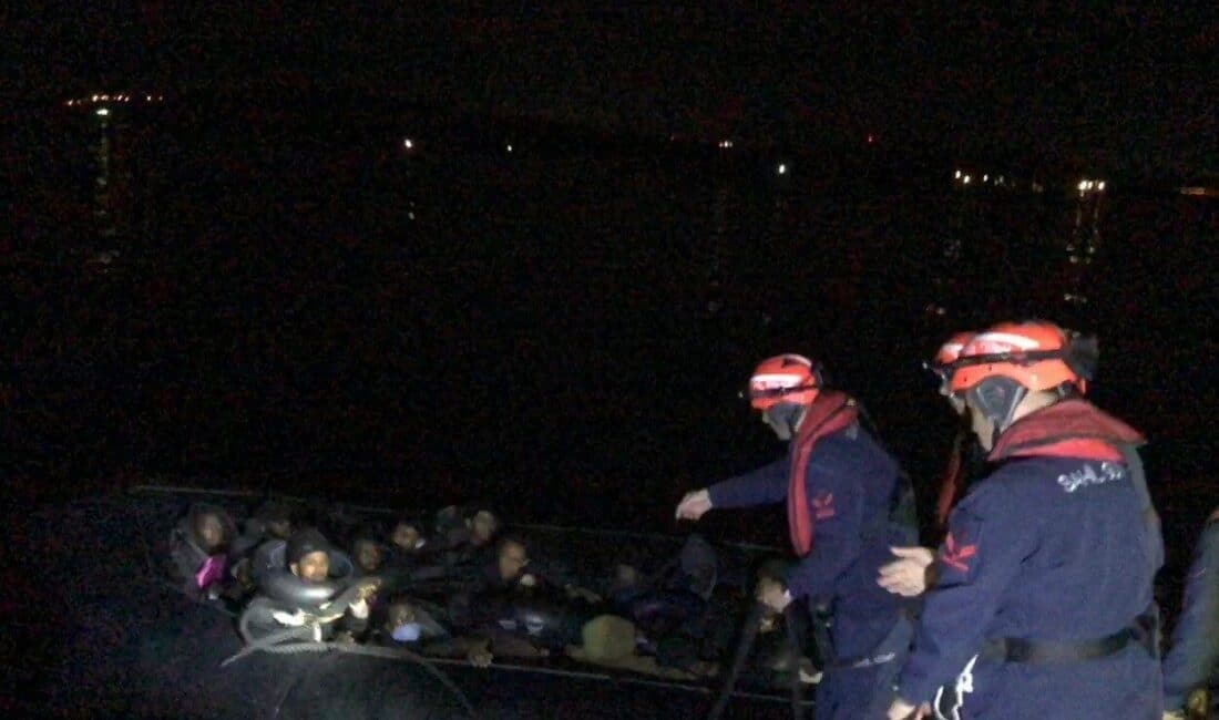 Çeşme açıklarında Sahil Güvenlik, yasa dışı yollardan yurt dışına çıkmaya