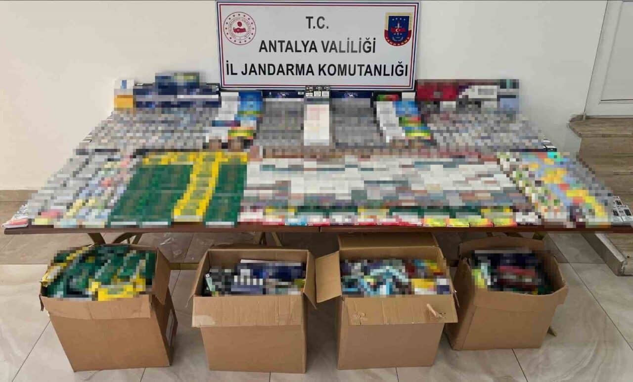 Antalya'nın Manavgat ilçesinde jandarma, iki işletmeye düzenlediği operasyonda 190 kaçak