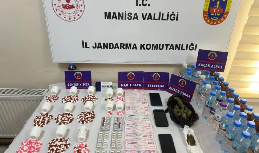 Manisa'nın Alaşehir ilçesinde jandarma, H.K. (50) ve E.D. (32) isimli