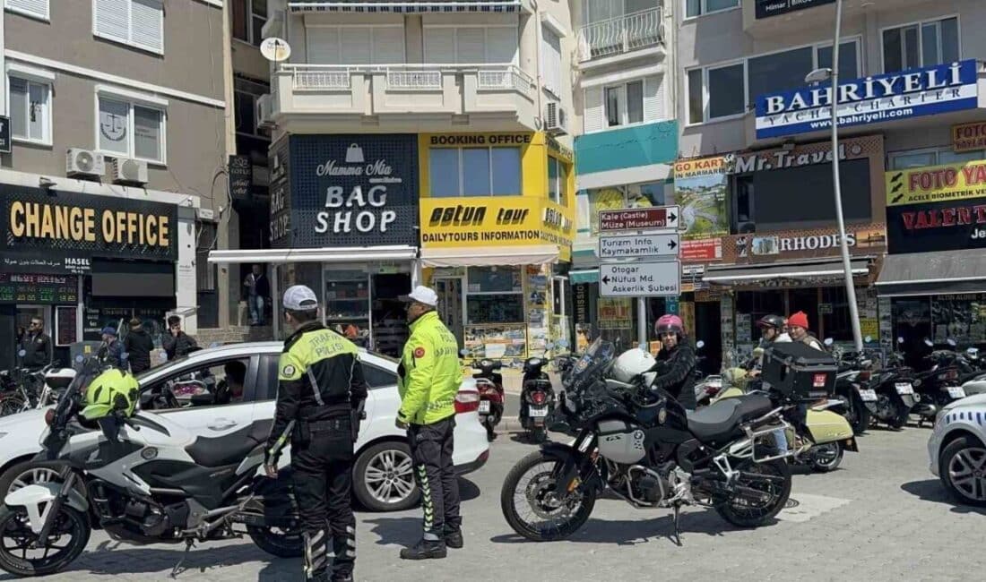 Marmaris'te, 2025'te düzenlenen trafik denetimlerinde 14 bin 023 kural ihlali