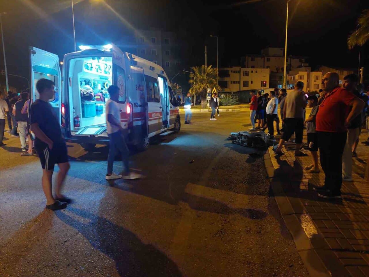 Mersin'in Bozyazı ilçesinde Gülten İ., motosikletiyle ışık ihlali sonucu bir