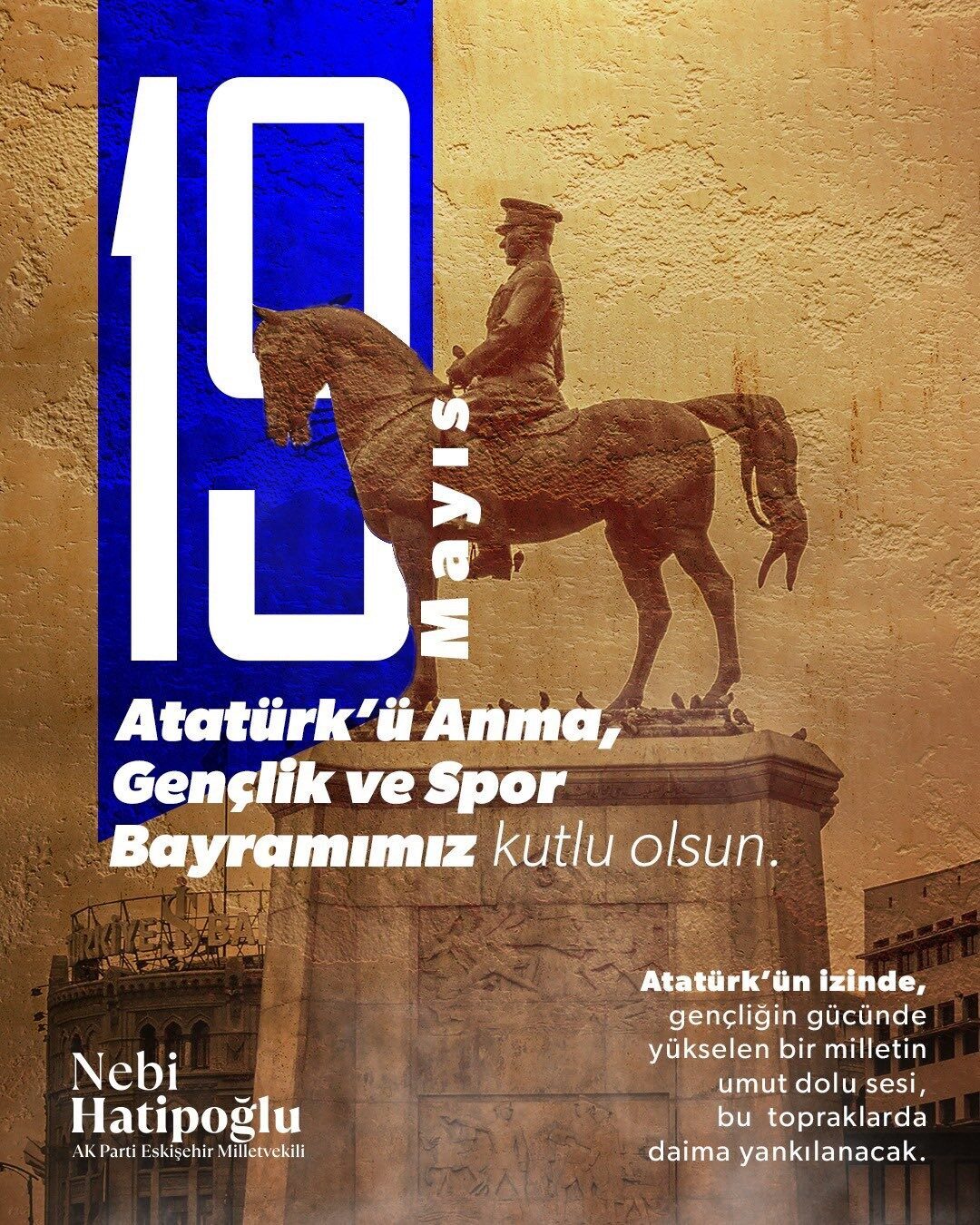 AK Parti Eskişehir Milletvekili Nebi Hatipoğlu, 19 Mayıs Atatürk’ü Anma,
