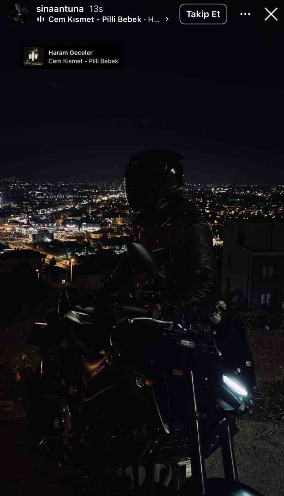 Sakarya'nın Adapazarı ilçesinde 21 yaşındaki motosiklet sürücüsü Sinan Tuna, gece