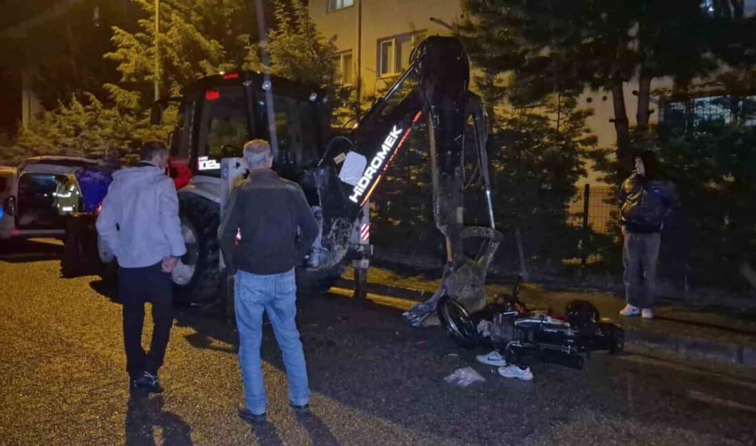 Düzce'de, Murat Can Y. idaresindeki motosiklet, sağanak yağış nedeniyle görüş