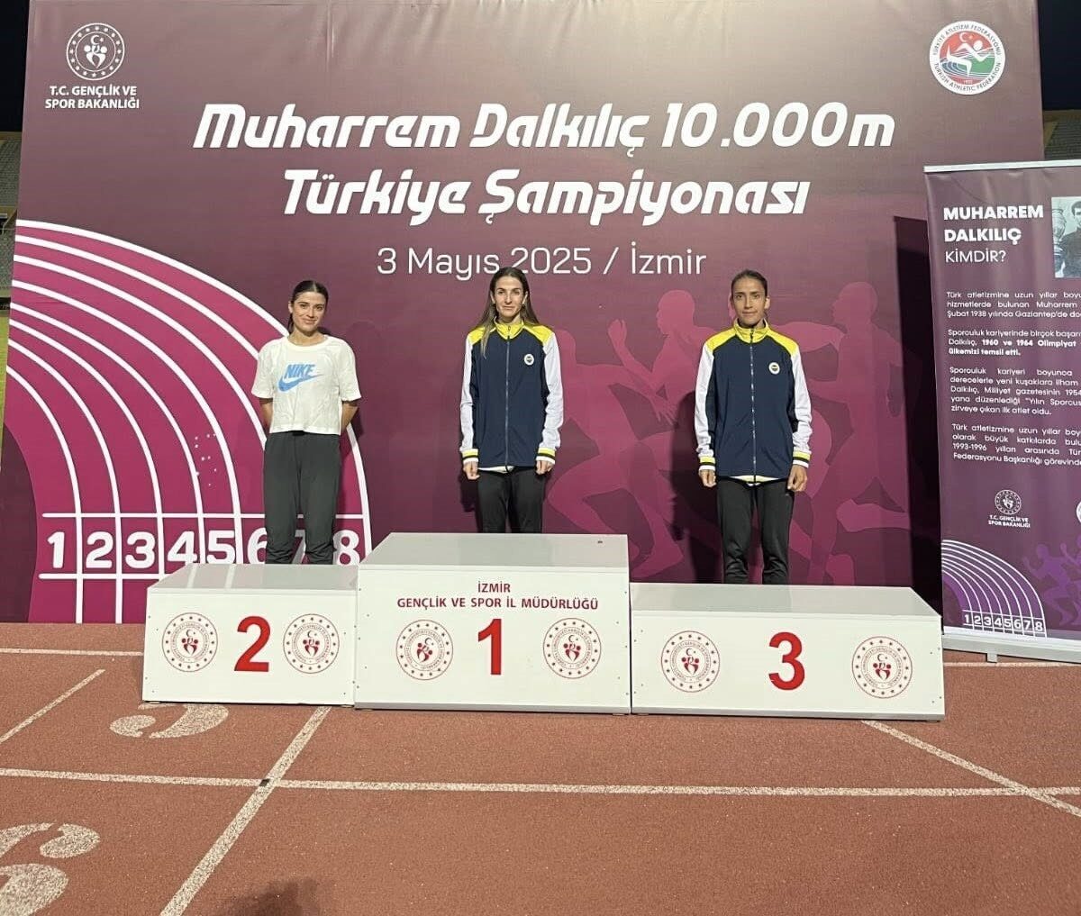 Muşlu atlet Derya Kunur, 3 Mayıs 2025'te İzmir'deki 10 Bin