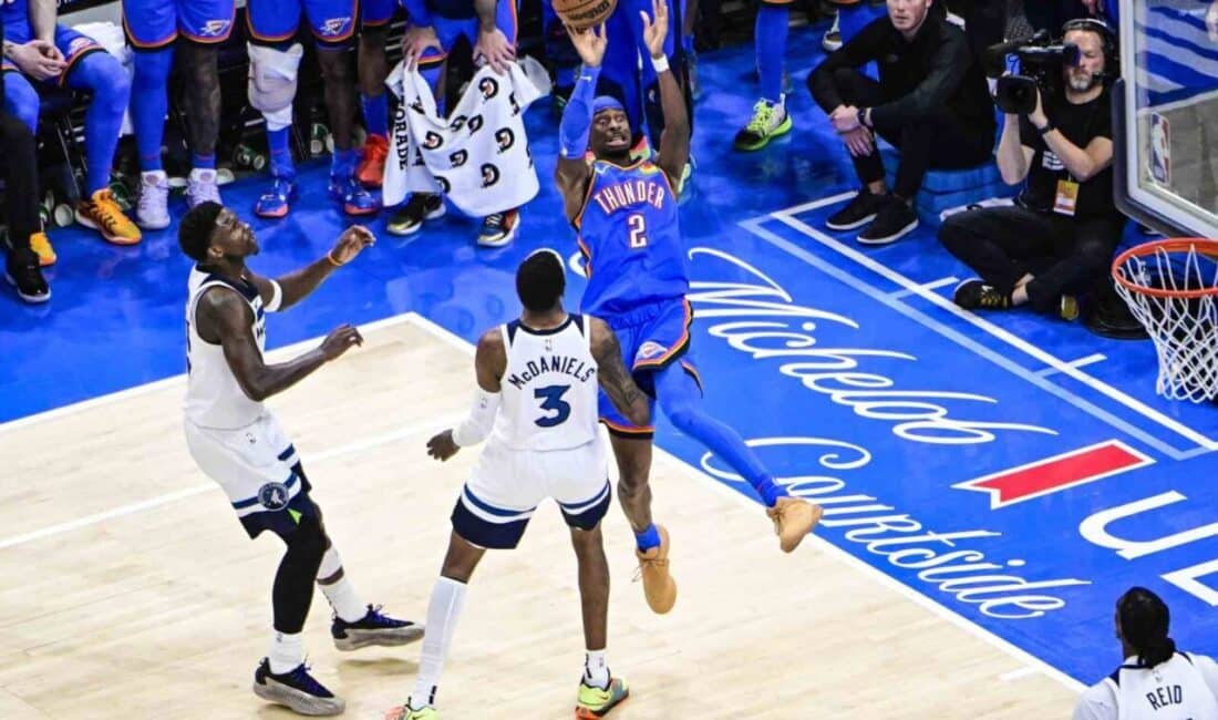 NBA Batı Konferansı finalinde Oklahoma City Thunder, Minnesota Timberwolves'u 118-103