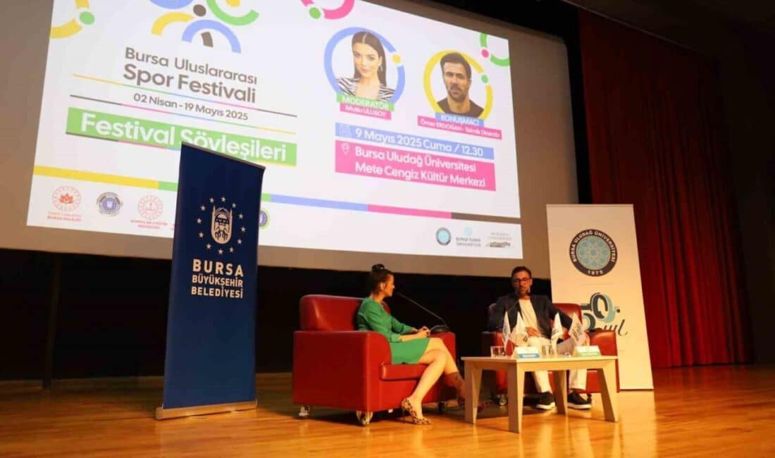 Bursa Uluslararası Spor Festivali dahilinde Bursaspor’un kaptanı Ömer Erdoğan, Bursa