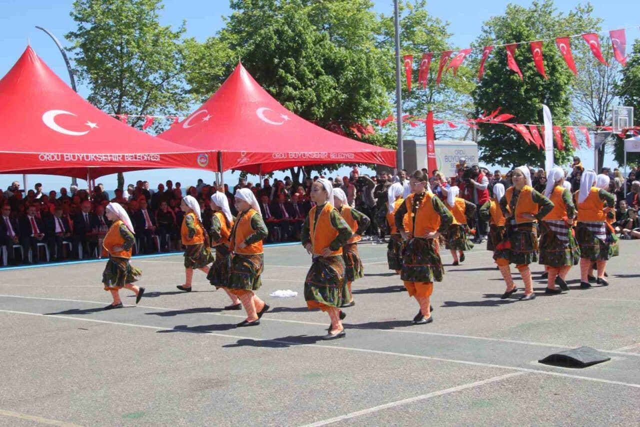 Ordu’da 19 Mayıs Atatürk'ü Anma, Gençlik ve Spor Bayramı coşkuyla