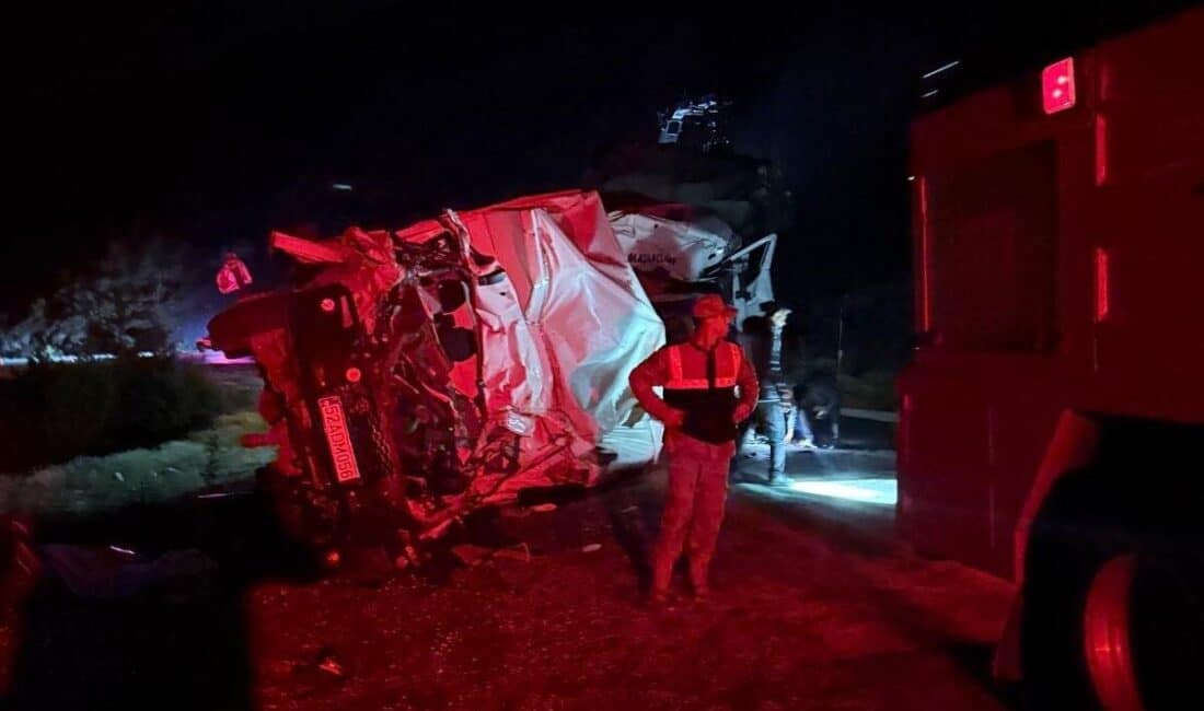Ordu’nun Akkuş ilçesinde, Adem Ateş’in kullandığı kamyonun Orhan Aktaş’ın kamyonuyla