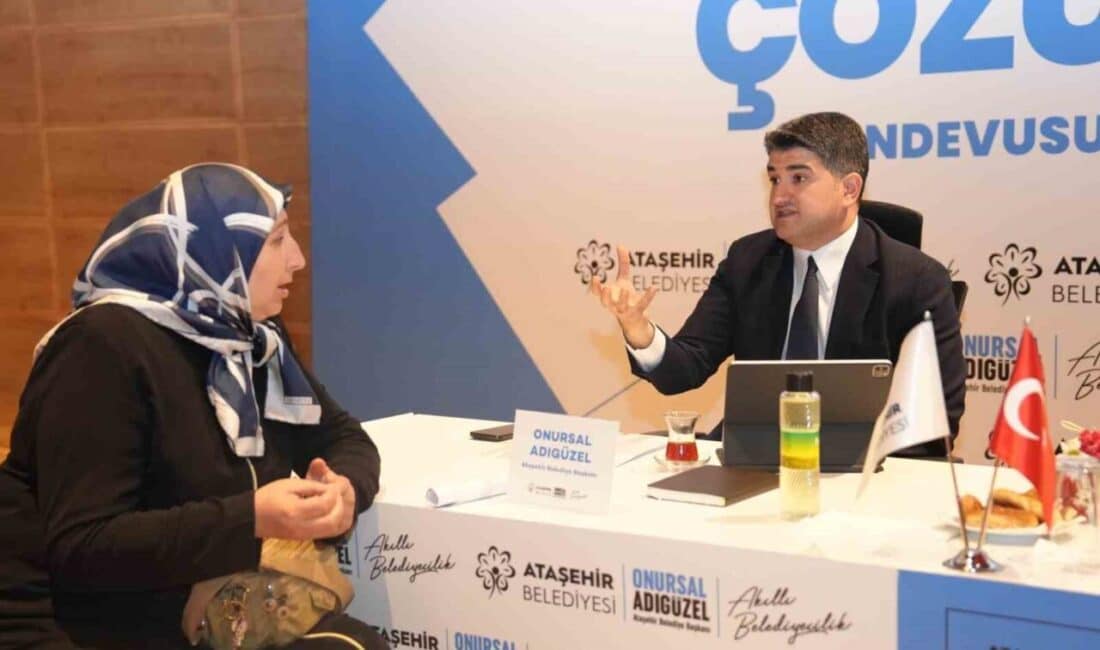 Ataşehir Belediyesi'nin "Söz Sizde, Çözüm Bizde" sloganıyla düzenlediği Halk Buluşmaları'nın