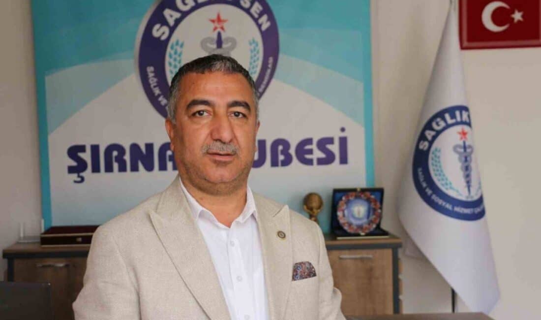 Sağlık-Sen Şırnak Şube Başkanı Sabgatullah Anmal, Şırnak'ta sağlık hizmetinin aksadığını