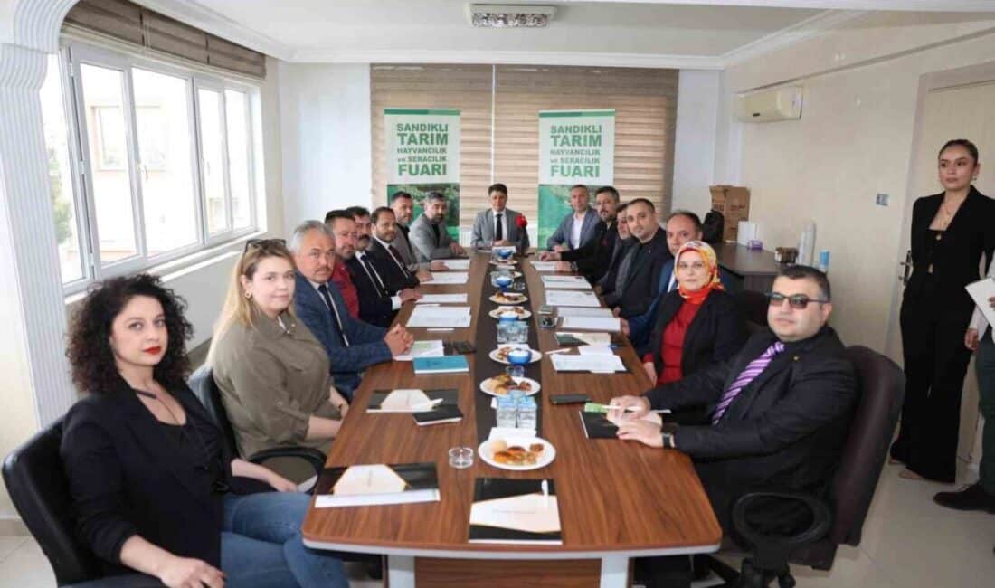 Sandıklı Tarım, Hayvancılık ve Seracılık Fuarı için Koordinasyon Toplantısı Gerçekleşti 28-31 Mayıs 2025 tarihlerinde gerçekleştirilecek Sandıklı Tarım, Hayvancılık ve Seracılık