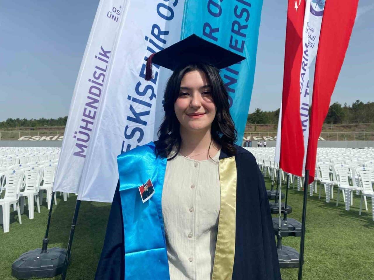 Şehit İsmail Tetik’in kızı Nursena Tetik, Osmangazi Üniversitesi Görsel Sanatlar