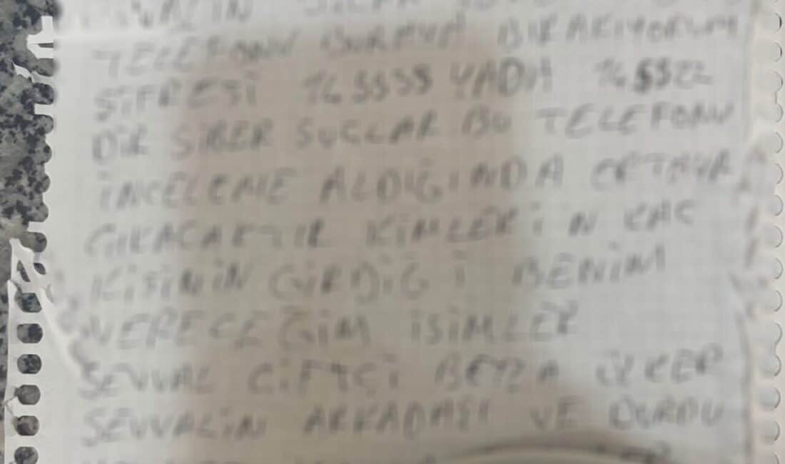 Adana'da Engin Yüce, kız arkadaşı Şevval Çiftçi'yi öldürdükten sonra intihar