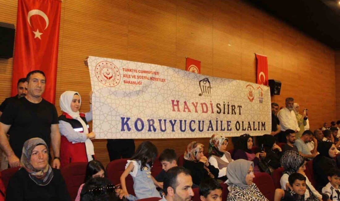 Siirt'te "Aile Yılı" etkinlikleri kapsamında düzenlenen "Güçlü Aile Güçlü Gelecek"