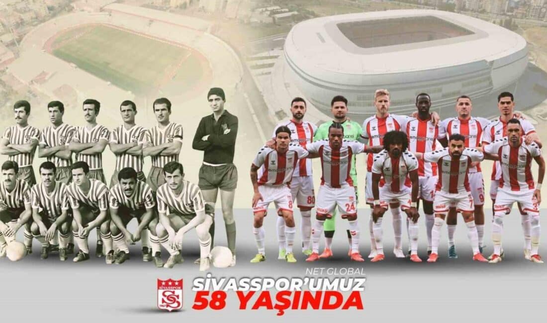 Sivasspor, 58. Yıl Dönümünü Coşkuyla Kutladı! Sivasspor, 58. kuruluş yıl dönümünü sosyal medya üzerinden coşkuyla kutladı.