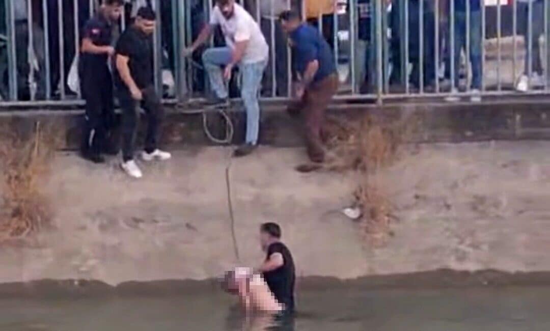 Adana'nın Seyhan ilçesinde sulama kanalına düşen 54 yaşındaki Ertuğrul Uluman,