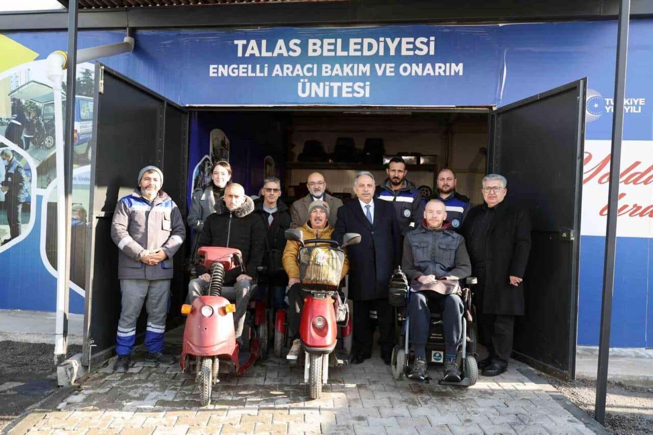 Talas Belediyesi, engelli vatandaşların yaşam kalitesini artırmak için kurduğu Engelli