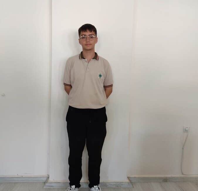Tatvan Anadolu Lisesi öğrencisi Yiğit Efe Er, Milli Eğitim Bakanlığı'nın