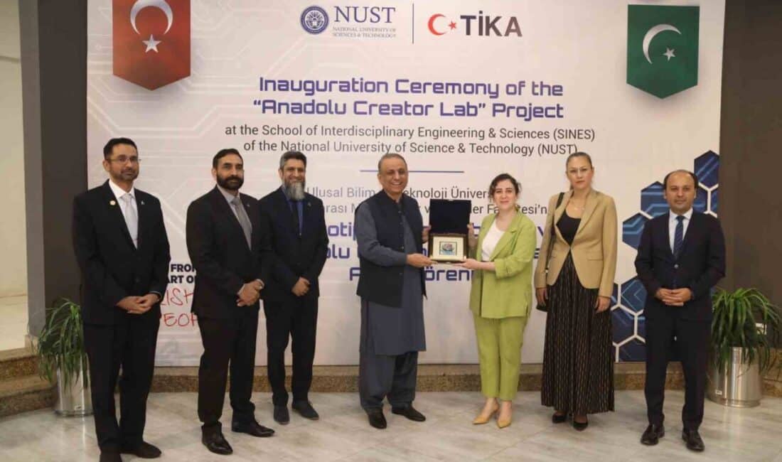TİKA, Pakistan'daki Ulusal Bilim ve Teknoloji Üniversitesi’nde Anadolu Creator Lab'i