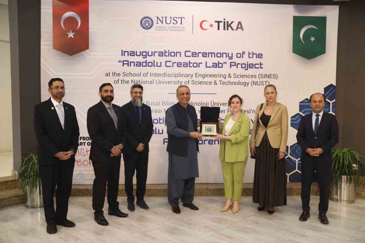 TİKA, Pakistan'daki Ulusal Bilim ve Teknoloji Üniversitesi’nde Anadolu Creator Lab'i