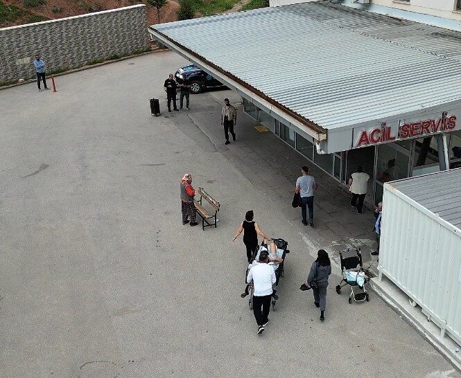 Tunceli Devlet Hastanesi'nde kuru hava gazı pompalayan sistemin motorundaki arıza