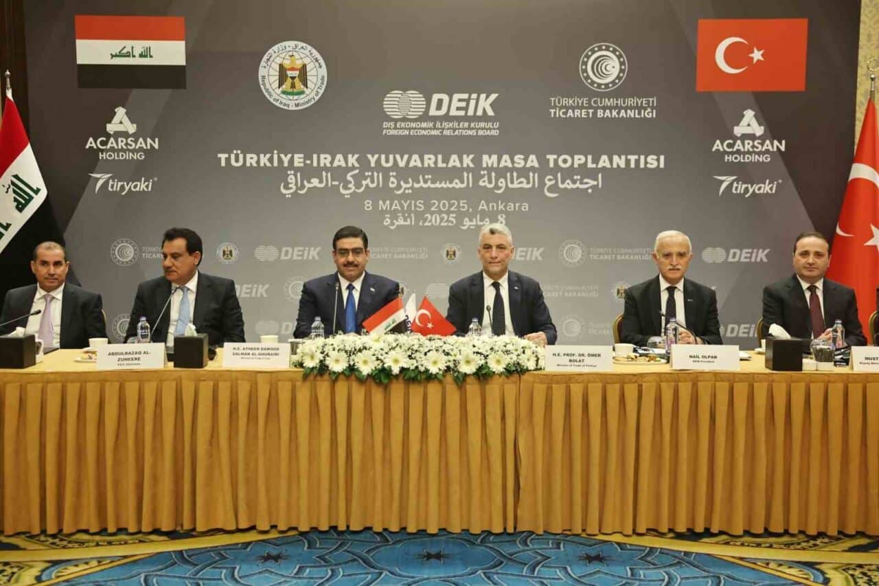 Ticaret Bakanı Ömer Bolat, Türkiye-Irak Yuvarlak Masa Toplantısı'nda iki ülke