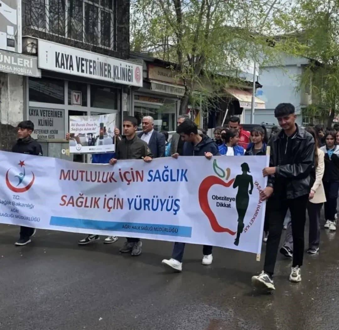 Ağrı'nın Tutak ilçesinde 10 Mayıs Dünya Sağlık İçin Hareket Et