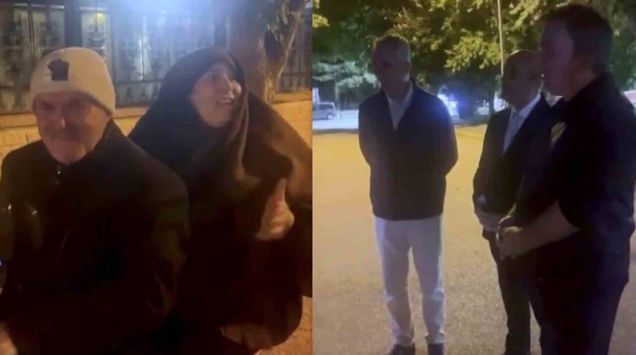 Erzincan Valisi Hamza Aydoğdu, akşam saatlerinde Ordu Caddesi'nde karşılaştığı 40