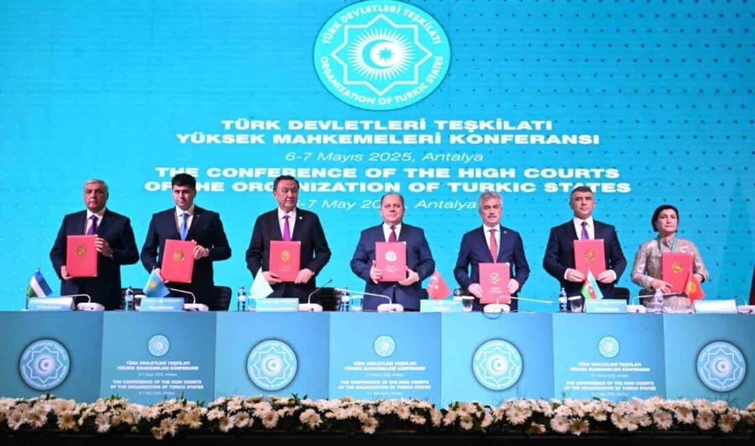 Antalya'da gerçekleştirilen Türk Devletleri Teşkilatı Yüksek Mahkemeler Konferansı’nda, Türk yüksek