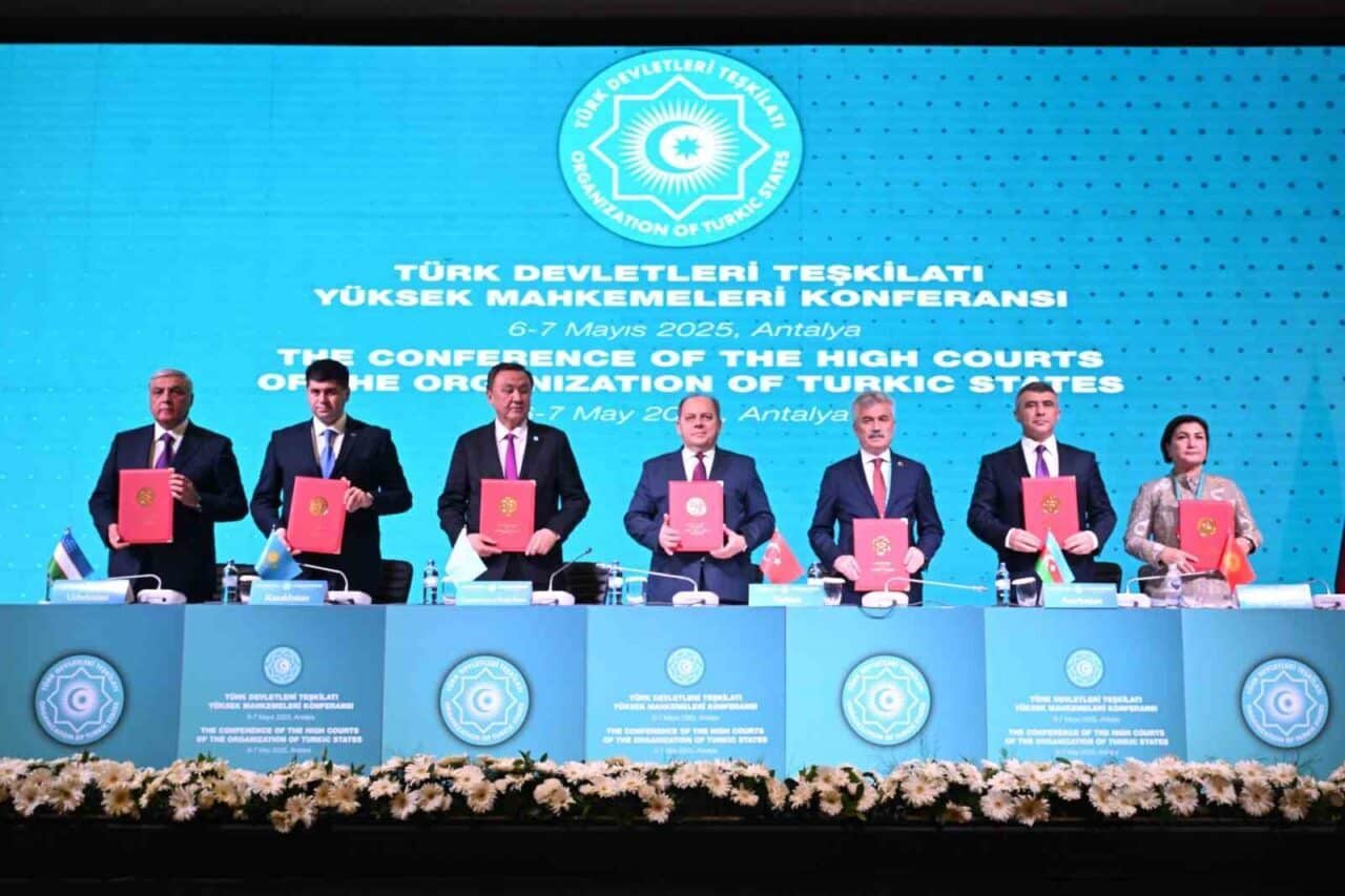 Antalya'da gerçekleştirilen Türk Devletleri Teşkilatı Yüksek Mahkemeler Konferansı’nda, Türk yüksek