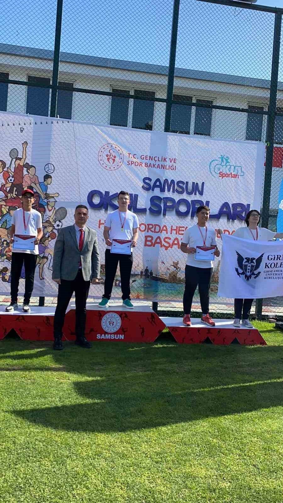 Samsun'daki Okul Sporları Okçuluk Türkiye Şampiyonası'nda Kayseri Bölgesi sporcuları, 1
