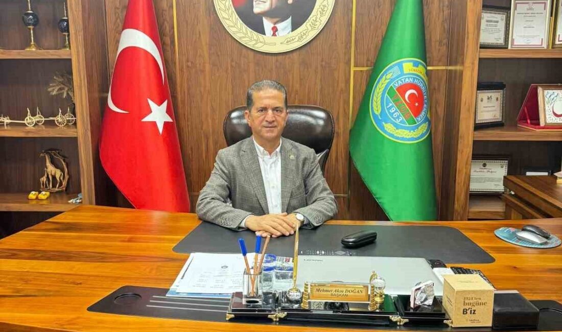 Yüreğir Ziraat Odası Başkanı Mehmet Akın Doğan, yalnızca tarımsal üretim
