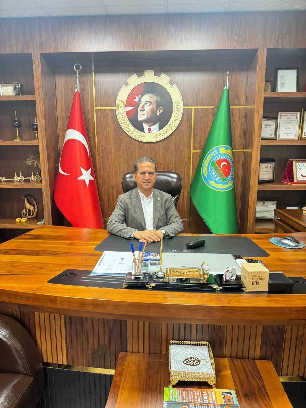 Yüreğir Ziraat Odası Başkanı Mehmet Akın Doğan, yalnızca tarımsal üretim