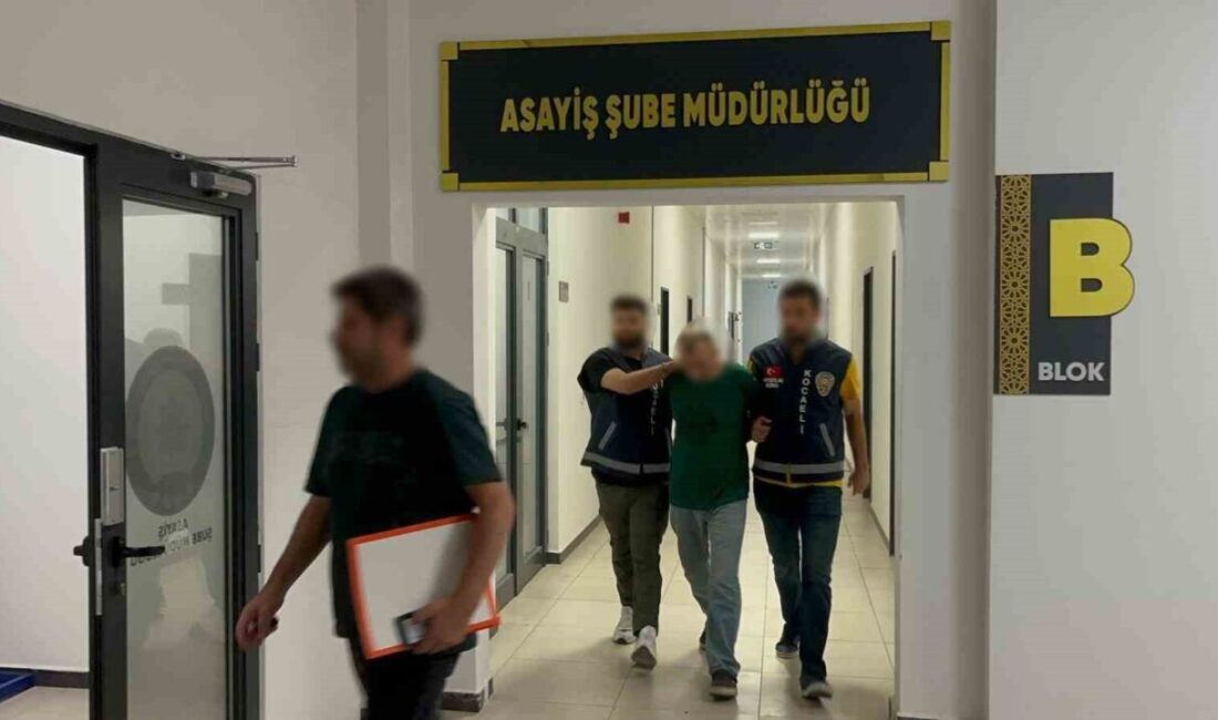Kocaeli'nin İzmit ilçesinde hırsızlık şüphesiyle gözaltına alınan M.Ö.'nün, 16 suç