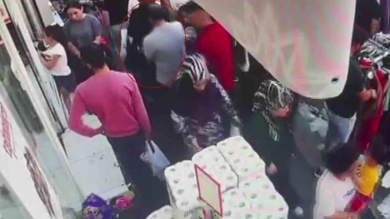 Adana'da K.Ö. adlı şüpheli, bir kadının çantasından yankesicilikle 14 bin