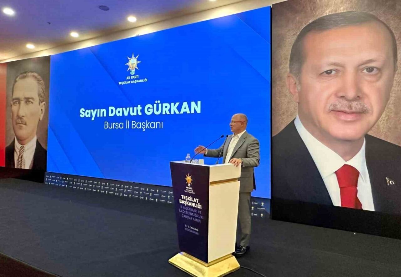 AK Parti Bursa İl Başkanı Davut Gürkan, Ankara'daki kamp boyunca
