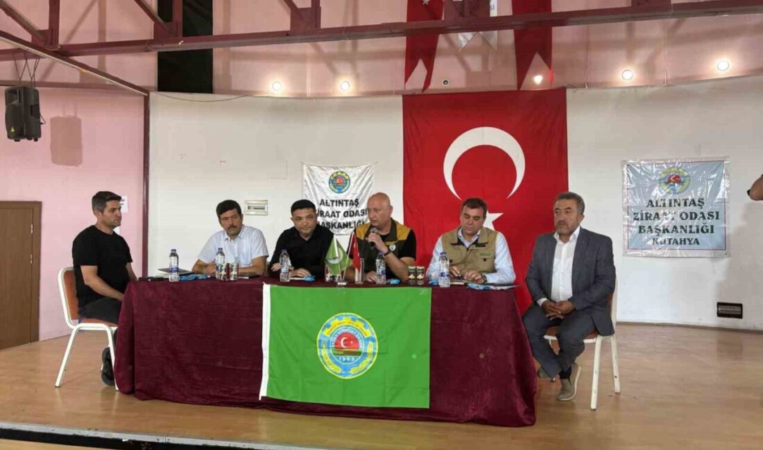 Kütahya'nın Altıntaş ilçesinde Tarım Konseyi Toplantısı yapıldı. Kütahya İl Tarım
