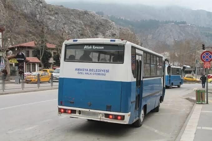 Amasya'da engelli yolcusunu araçtan indiren özel halk otobüsü şoförüne 2