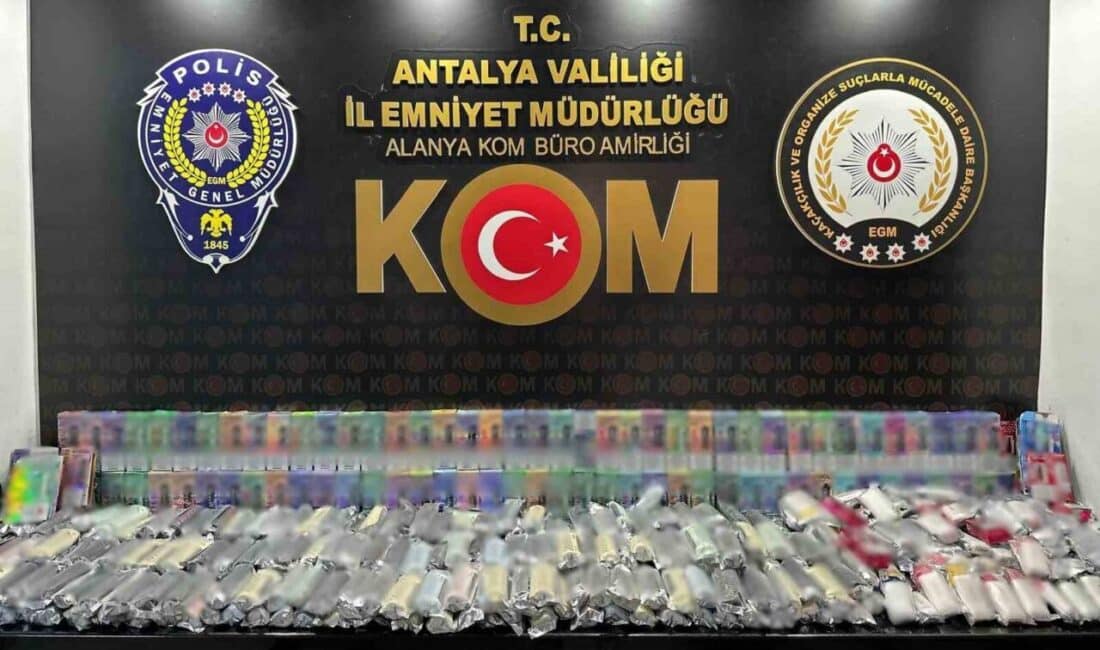 Antalya Emniyet Müdürlük ekipleri, son bir haftada gerçekleştirdiği operasyonlarda 8