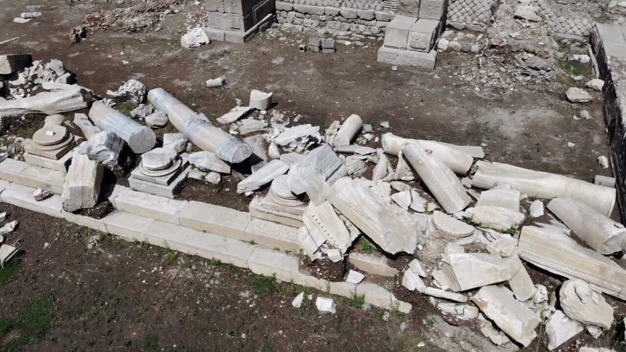 Bartın'ın Amasra ilçesindeki Amastris Antik Kent kazıları, Roma dönemine ait