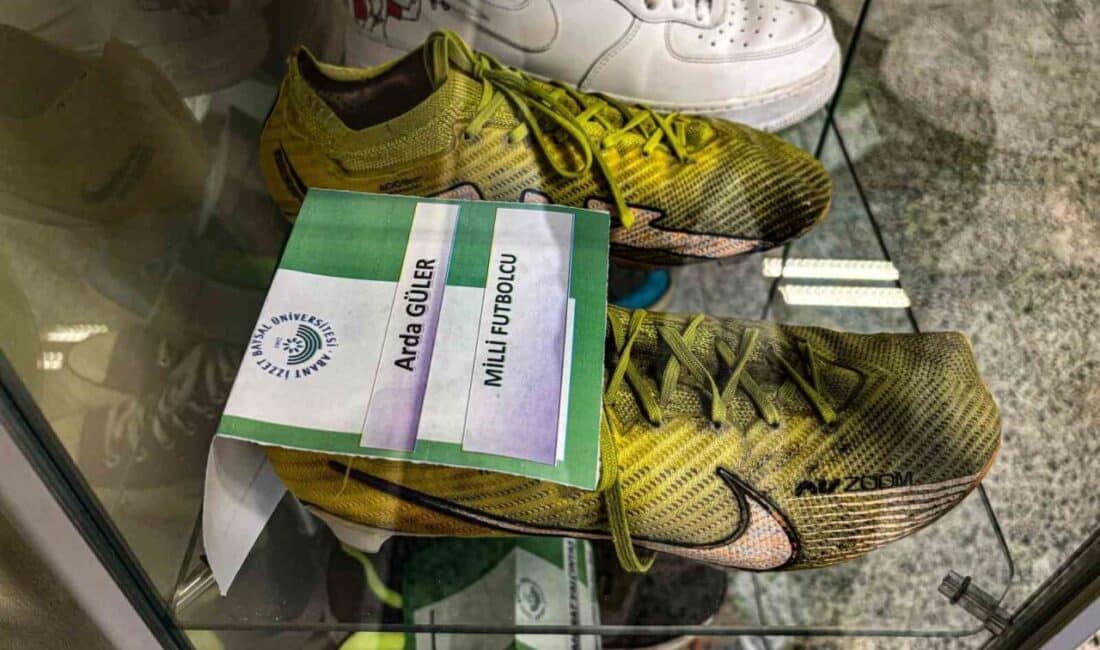 Bolu'daki Yaşayan Ayakkabı Müzesi, milli futbolcu Arda Güler'in bireysel antrenmanlarında
