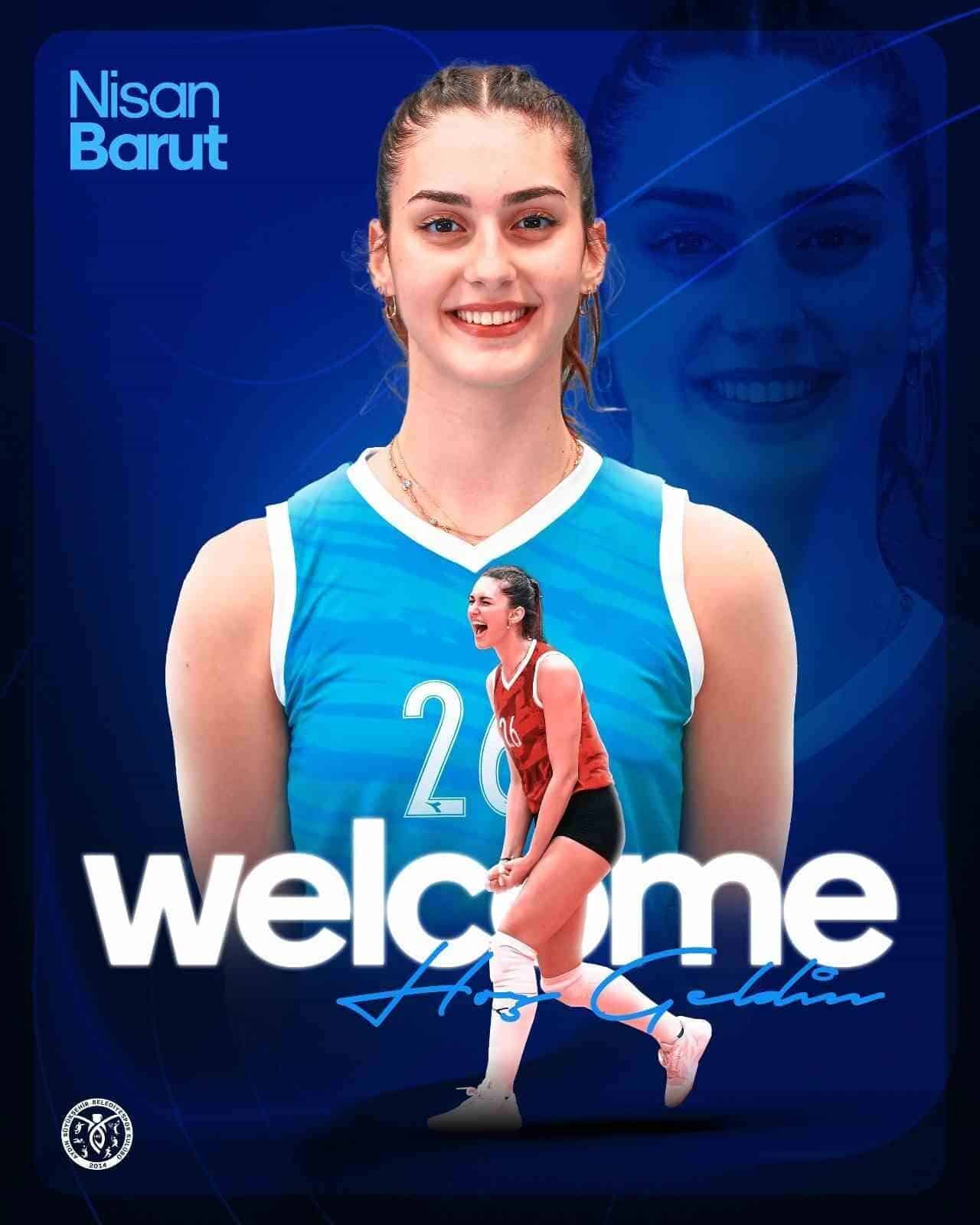 Aydın Büyükşehir Belediyespor, Eczacıbaşı'nda kiralık olarak oynayan orta oyuncu Nisan