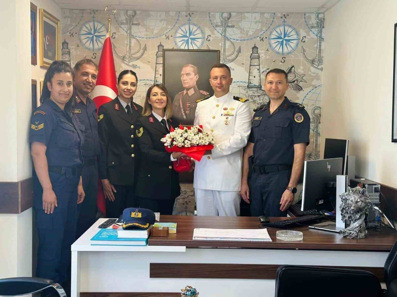 Aydın İl Jandarma Komutanlığı, 43. kuruluş yıl dönümünü kutlayan Kuşadası