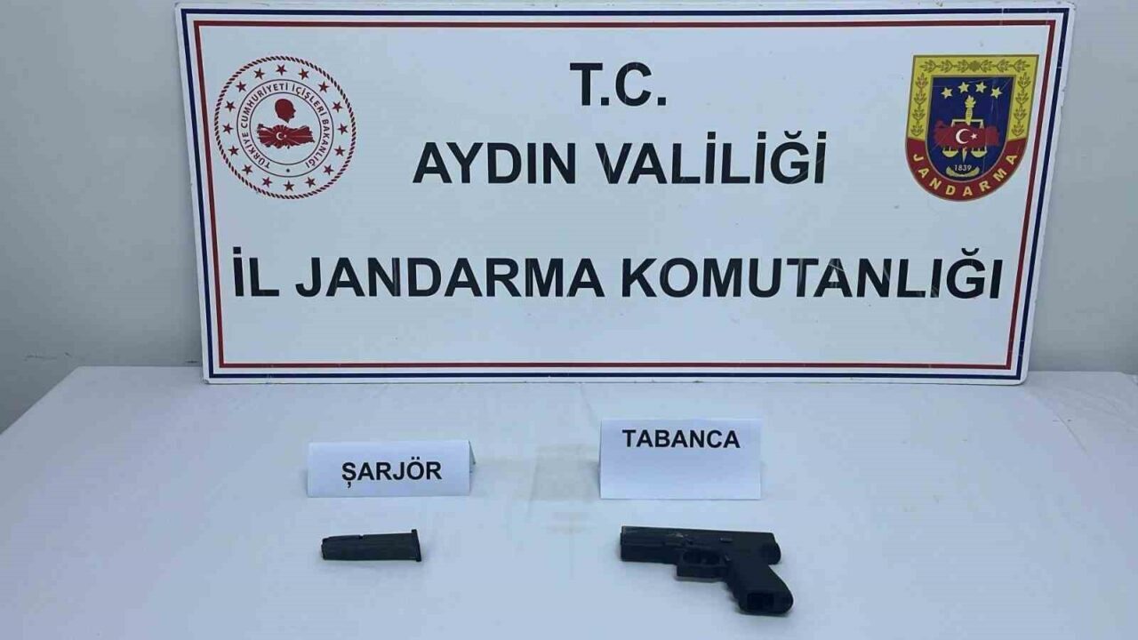 Aydın'da jandarma, ruhsatsız silah taşıyan ve silah kaçakçılarına yönelik operasyon