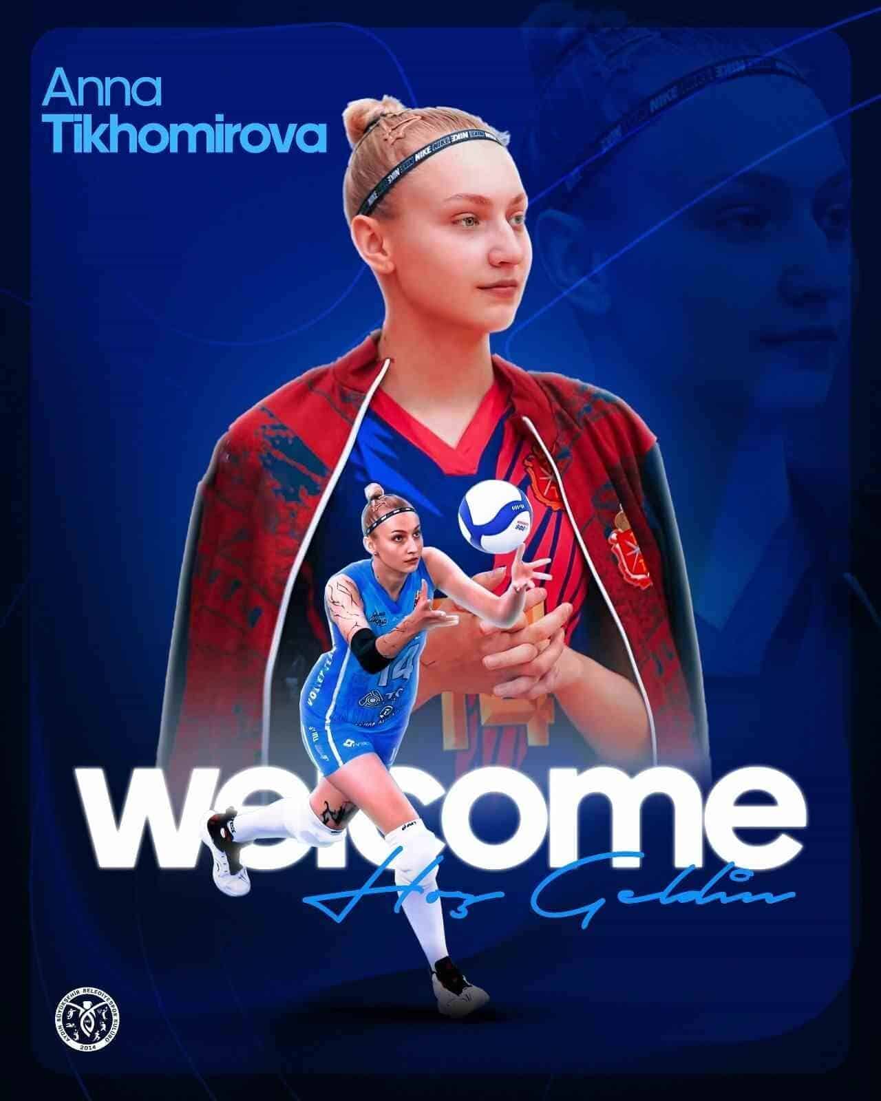 Aydın Büyükşehir Belediyespor, yeni sezon için Rus smaçör Anna Tikhomirova
